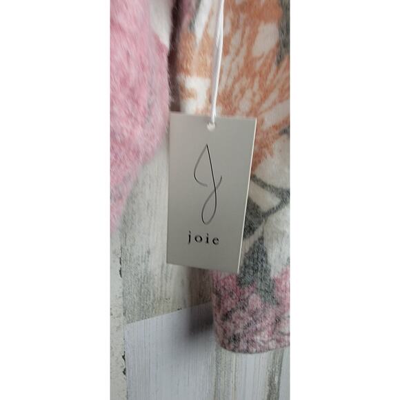NWT Joie Womens Angora Sweater | Foral Print Peony | Size Medium - Picture 3 of 7